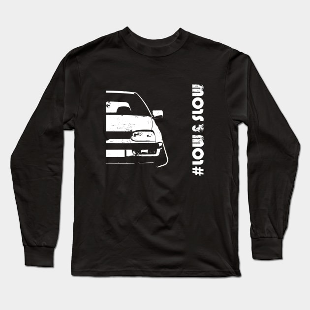 stance tuning car low and slow Long Sleeve T-Shirt by WOS